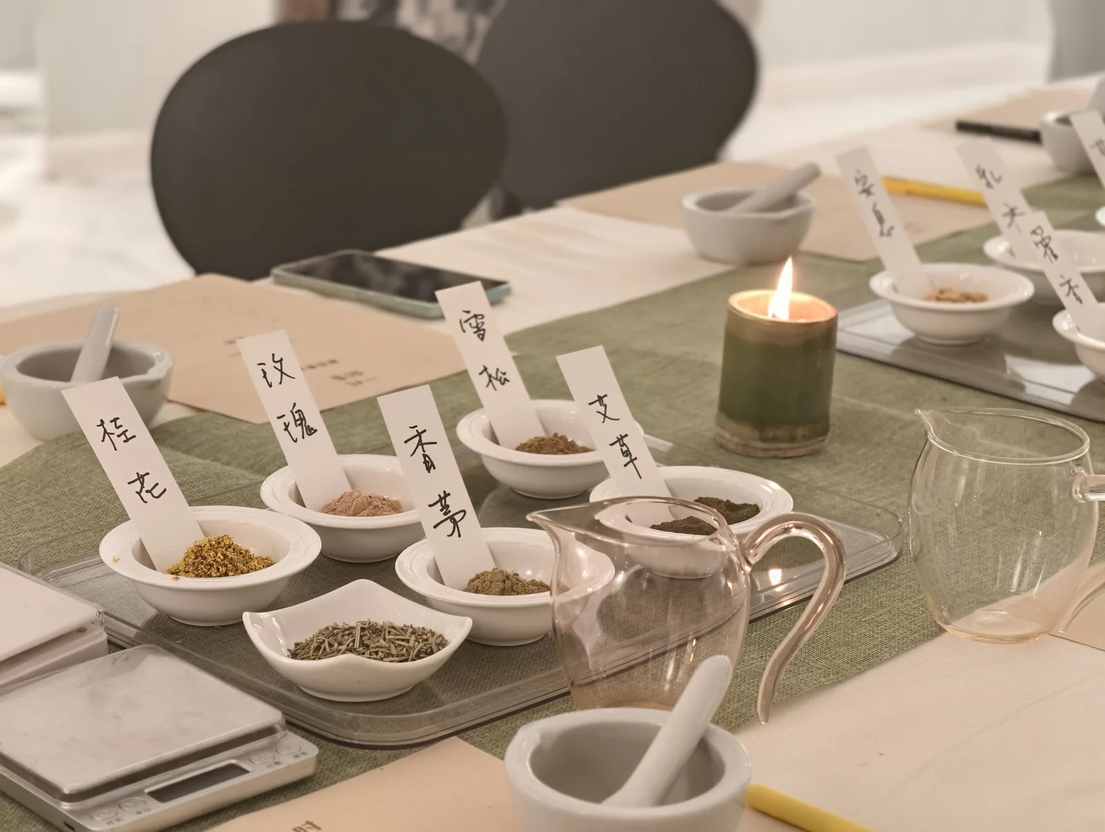 香席上的香材与器具
